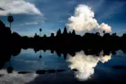 Templo de Angkor Wat al amanecer, Templos de Angkor, Siem Reap, Camboya
