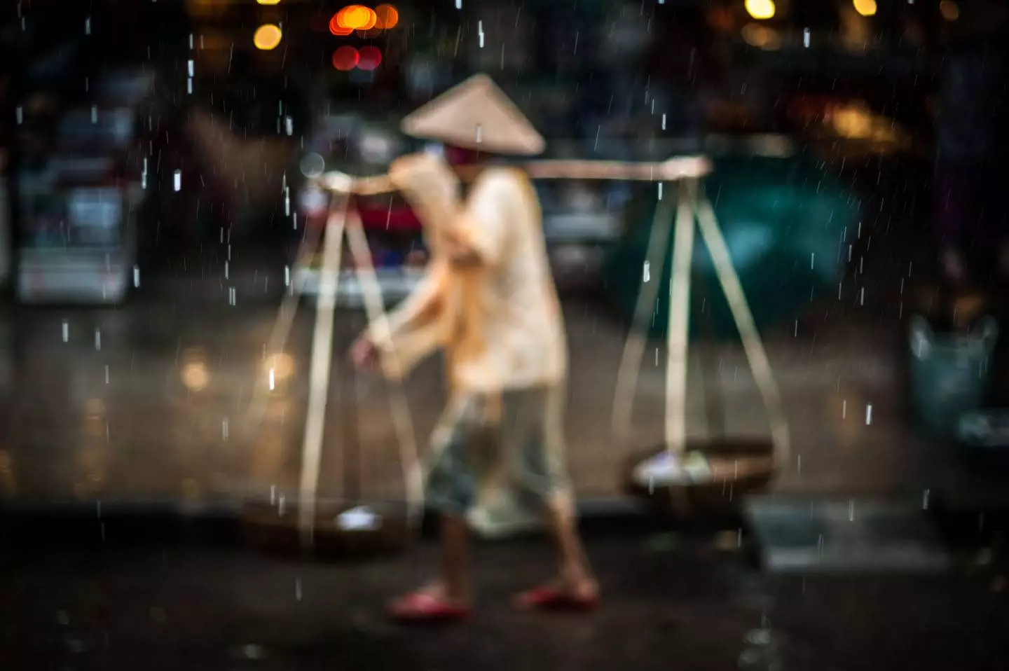 Vendedor ambulante, Hanoi, Vietnam